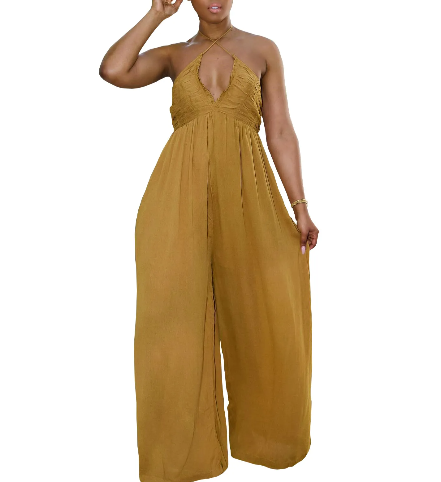 Giving Sexy Backless Jumpsuit